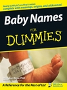 Baby Names For Dummies (eBook)